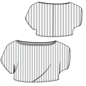 Fashion sewing patterns for LADIES T-Shirts T-Shirt 4698